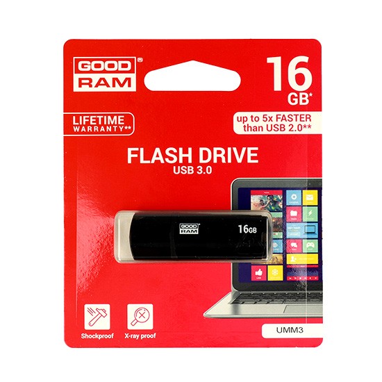 Pendrive GOODRAM UMM3 16GB USB 3.0 Czarny