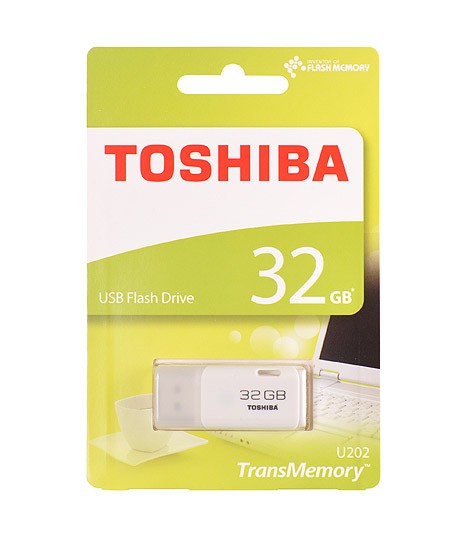 Pendrive TOSHIBA HAYABUSA U202 32 GB USB 2.0 Biały