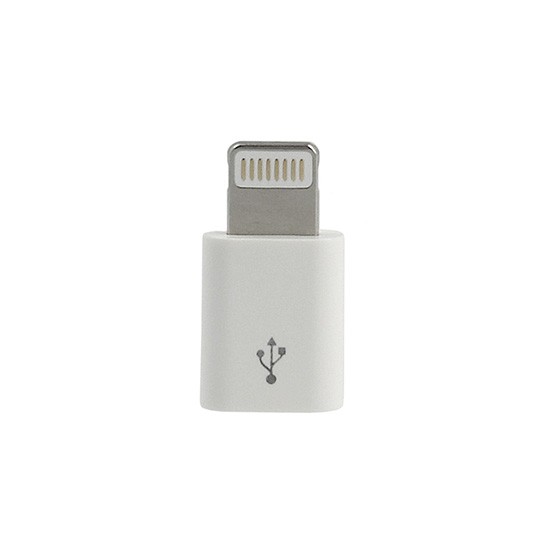 Adapter do ładowarki micro USB na lightning – Biały