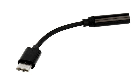 Adapter do słuchawek > USB Typ C na jack 3,5 mm Czarny