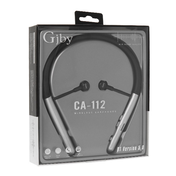 Dokanałowe słuchawki bezprzewodowe BLUETOOTH GJBY CA-112 Czarne