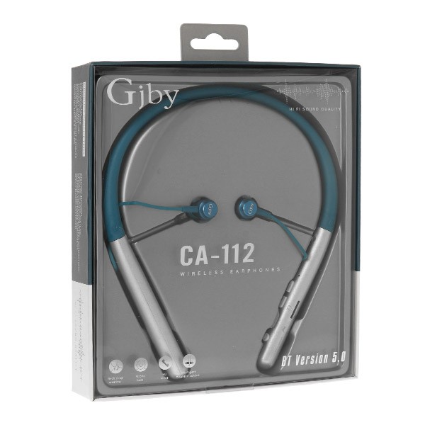 Dokanałowe słuchawki bezprzewodowe BLUETOOTH GJBY CA-112 Niebieskie