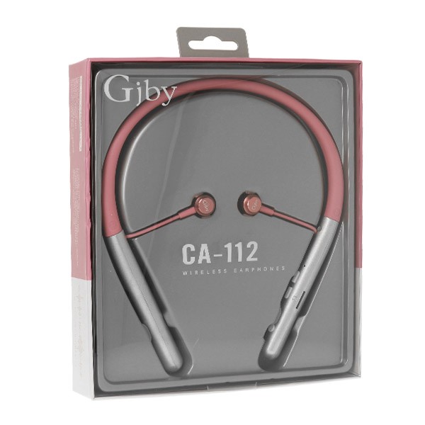 Dokanałowe słuchawki bezprzewodowe BLUETOOTH GJBY CA-112 Różowe