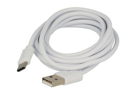 Kabel USB TYP C 2 Metr BIAŁY