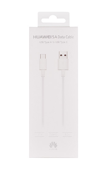 Oryginalny Kabel USB szybkiego ładowania Huawei AP71 USB Typ C 5A Biały