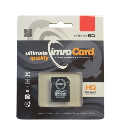 Karta pamięci micro sd IMRO 8GB z adapterem