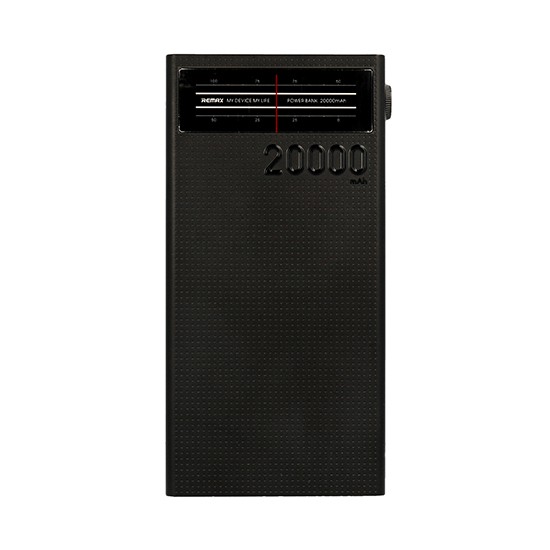 Powerbank REMAX radio 20000mAh czarny