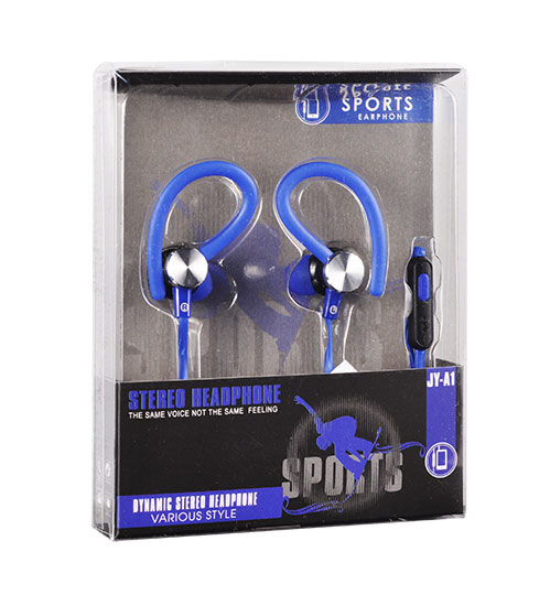 Słuchawki dokanałowe Sport JY-A1 Niebieskie