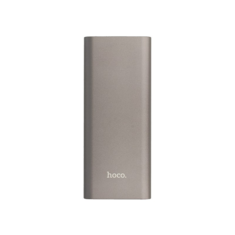 Power bank Hoco Aluminium Cool Power 2xUSB + USB Typ C PD QC 3.0 Szybkie ładowanie 10000mAh Szary