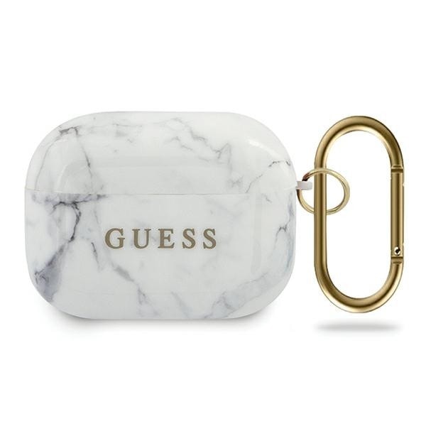Oryginalne Etui GUESS – AirPods Pro Cover Marble  Białe