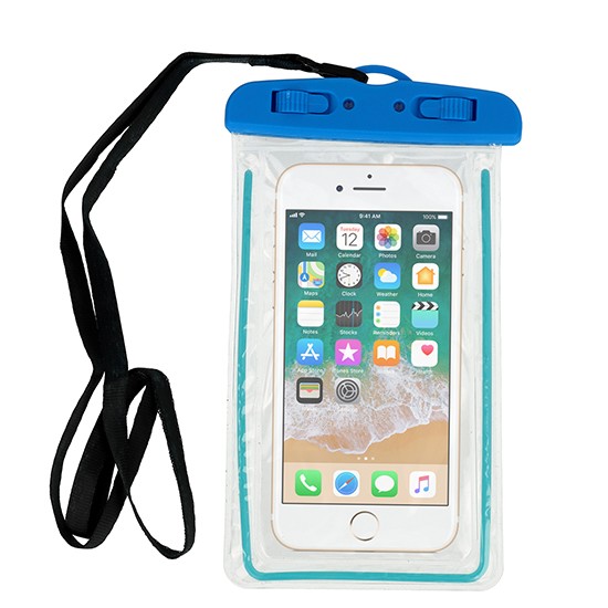Etui wodoodporne uniwersalne na telefon – Niebieski