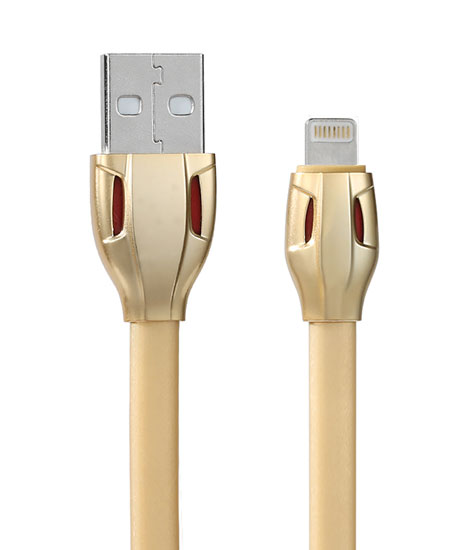 REMAX Kabel USB  Laser Iphone 5/SE/6/6S/7/8/X Lightning Złoty