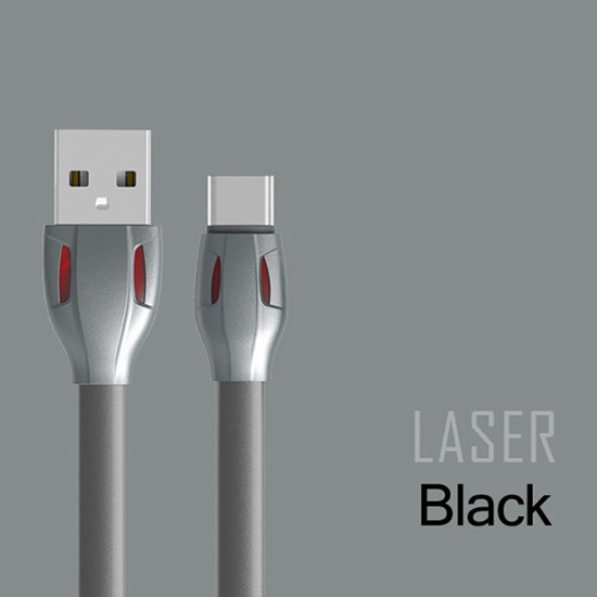 REMAX Kabel USB Laser Typ C Czarny