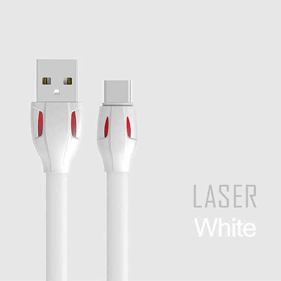 REMAX Kabel USB Laser Typ C Biały