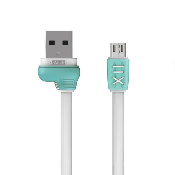 REMAX Kabel USB Running Shoe USB Micro USB 1 metr Biały